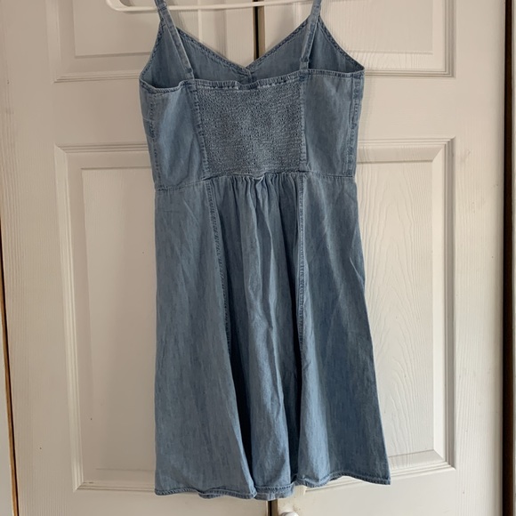 Gap Sleeveless Button-front Dress Light Wash Women’s US XS - Picture 5 of 8